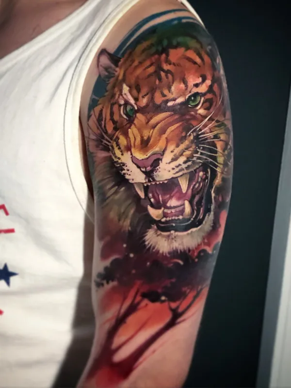 Anime tattoo by Роман Вубов in Moscow