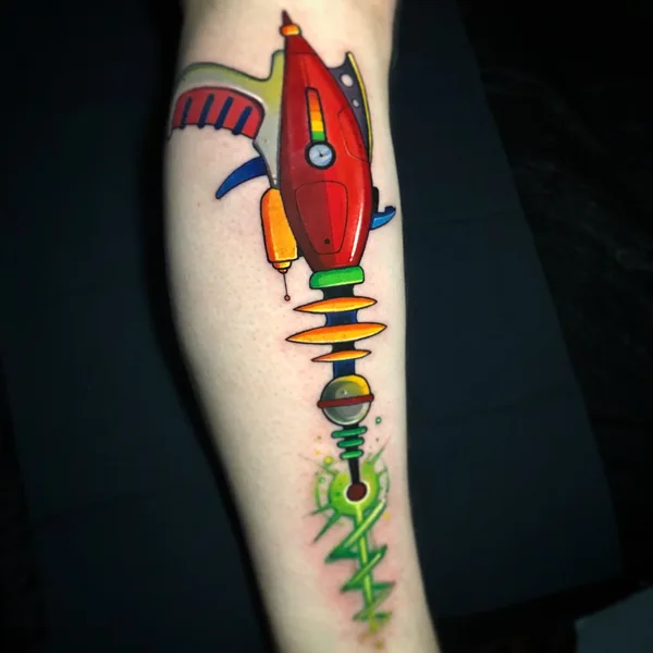 Anime tattoo by Роман Вубов in Moscow
