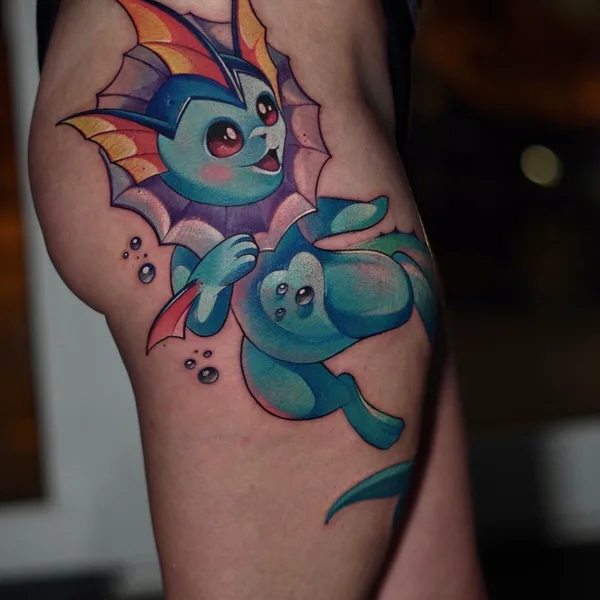 Anime tattoo by Роман Вубов in Moscow