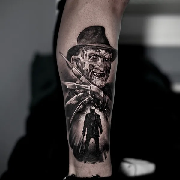 Anime tattoo by Роман Вубов in Moscow