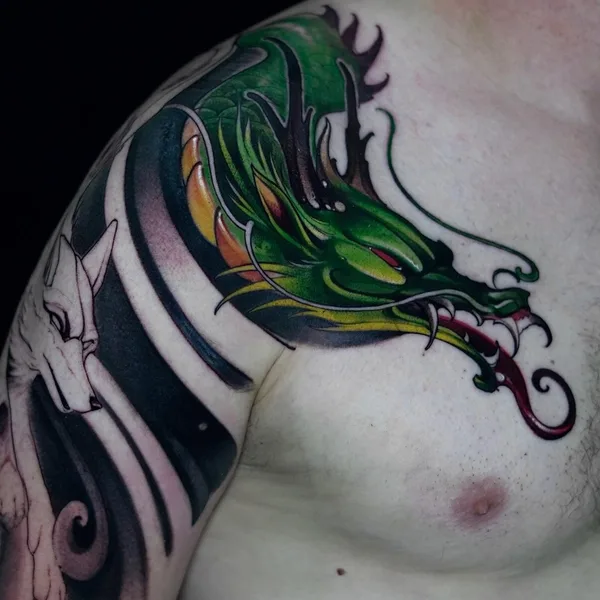 Anime tattoo by Роман Вубов in Moscow