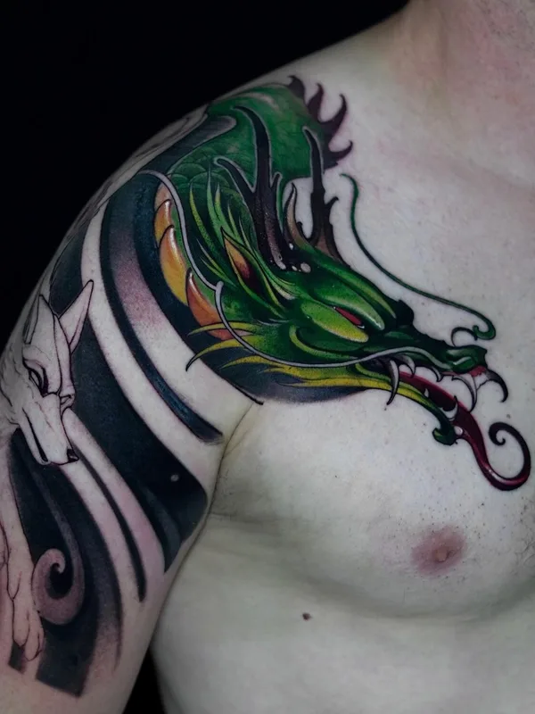 Anime tattoo by Роман Вубов in Moscow