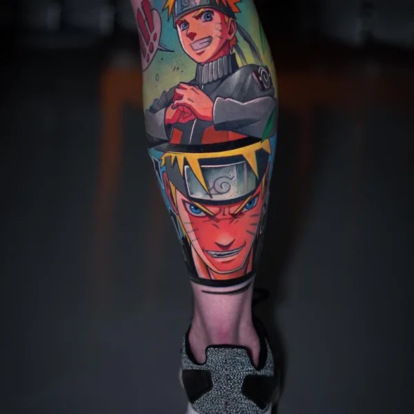 Anime tattoo by Роман Вубов in Moscow