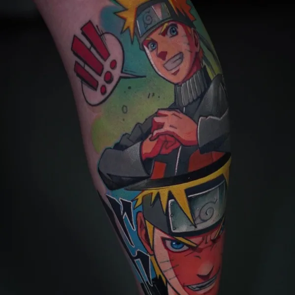 Anime tattoo by Роман Вубов in Moscow
