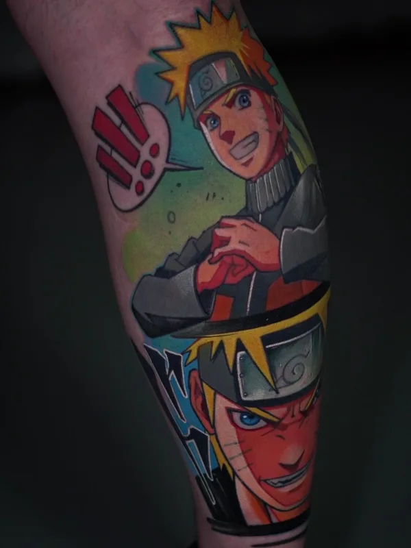 Anime tattoo by Роман Вубов in Moscow