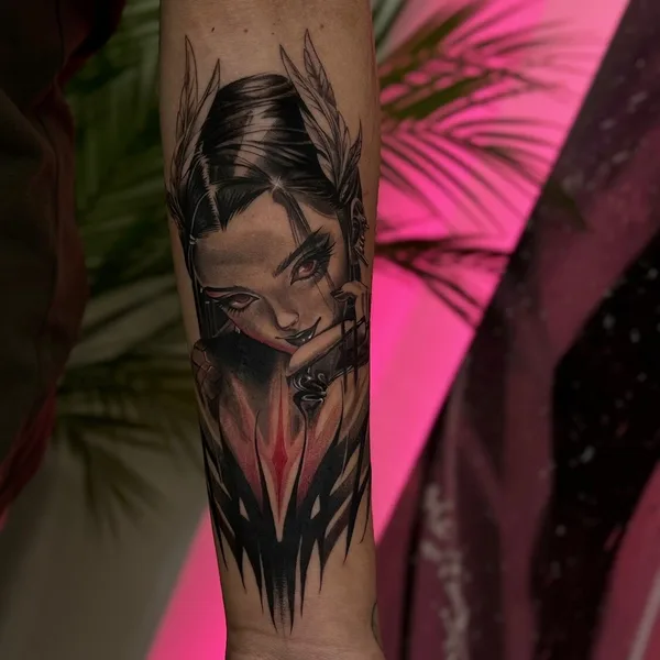 Anime tattoo by Анита Симка in Ростов-на-Дону