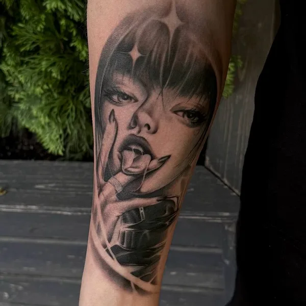 Anime tattoo by Анита Симка in Ростов-на-Дону