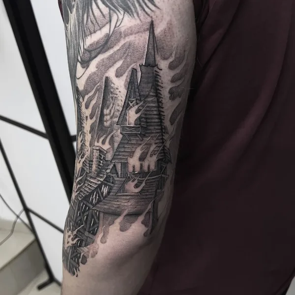 Графика tattoo by Tim Blackhands in Uppsala