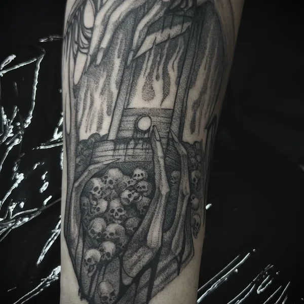 Графика tattoo by Tim Blackhands in Uppsala