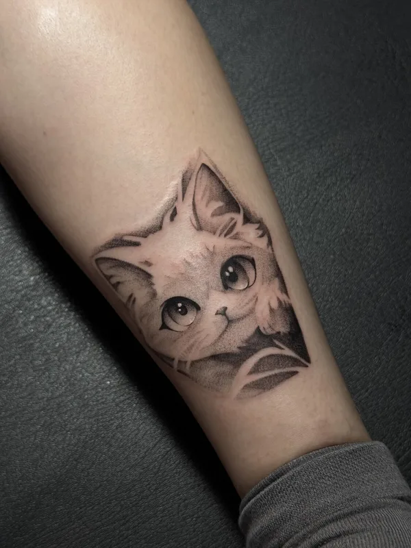 black and grey black and grey tattoo on forearm #98970 | Tattoo Artist julia wzertis