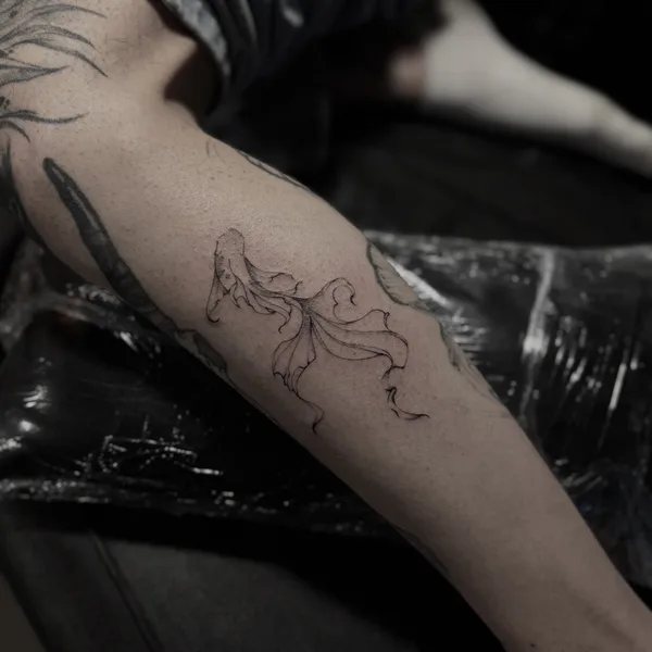 Black tattoo by julia wzertis in Магнитогорск