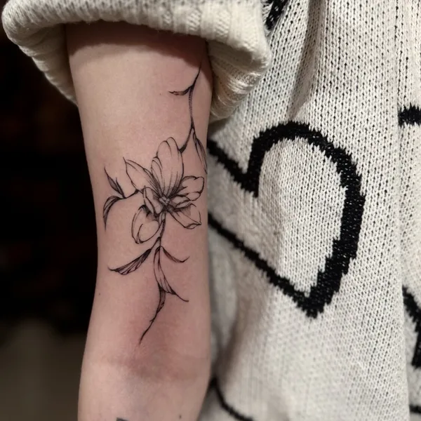 Black tattoo by julia wzertis in Магнитогорск