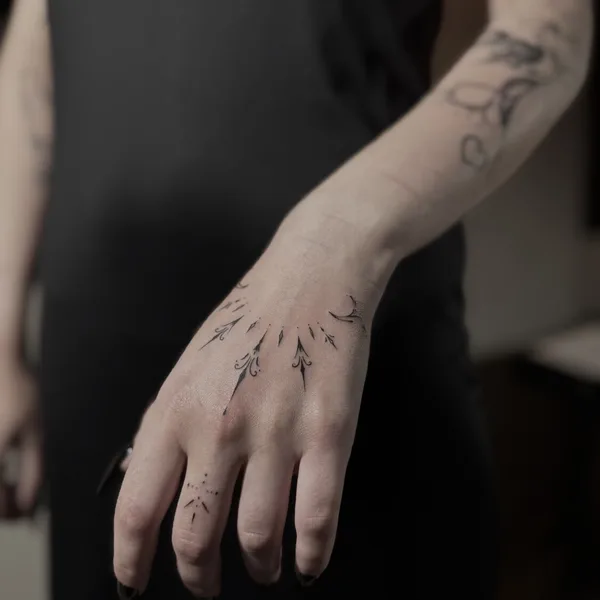 Black tattoo by julia wzertis in Магнитогорск