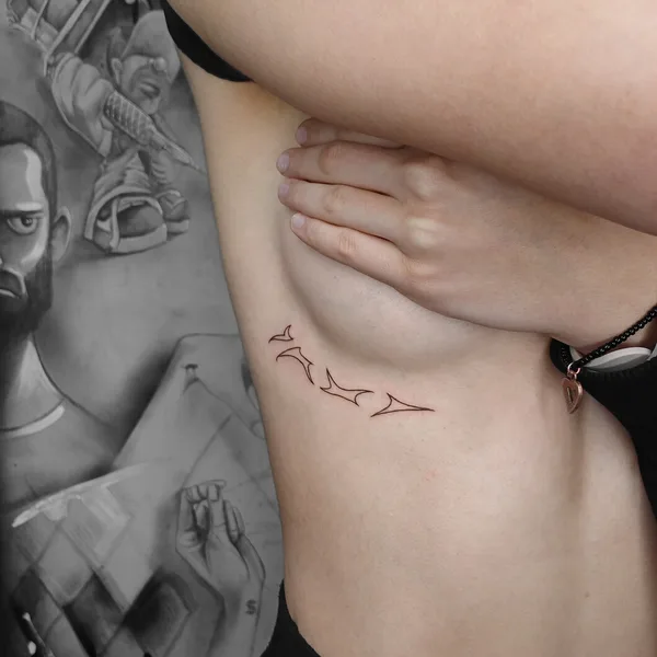Fine Line tattoo by Elena Voya  in Ереван