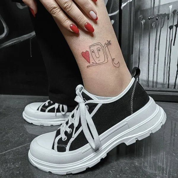 Fine Line tattoo by Elena Voya  in Ереван