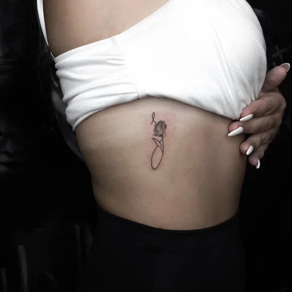 Fine Line tattoo by Elena Voya  in Ереван
