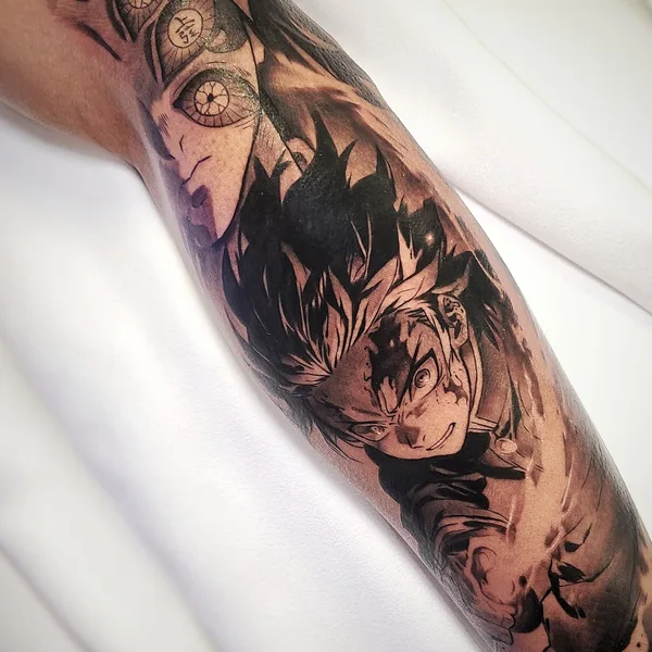 Feminine tattoo by Daniel Moreno in Kissimmee