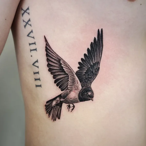 Feminine tattoo by Daniel Moreno in Kissimmee