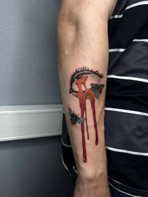 color illustrative 타투 부위 forearm #99266 | 타투이스트 Гончар Анастасия