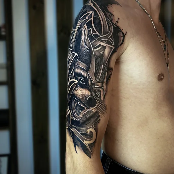 Graphic tattoo by Артем Arion in Краснодар