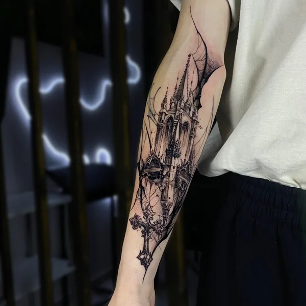 Graphic tattoo by Артем Arion in Краснодар