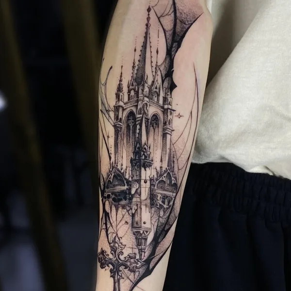 Graphic tattoo by Артем Arion in Краснодар