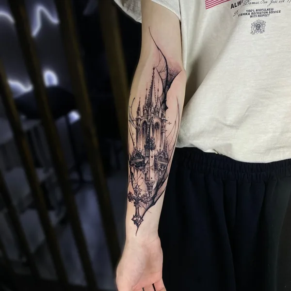 Graphic tattoo by Артем Arion in Краснодар