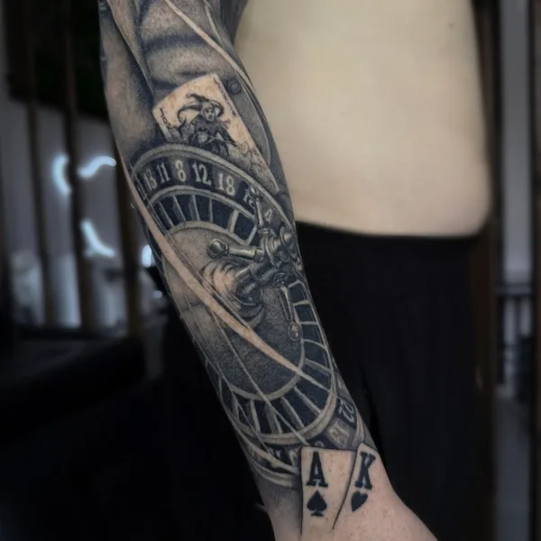 Graphic tattoo by Артем Arion in Краснодар