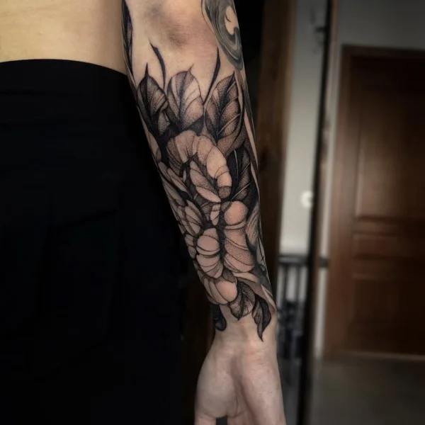 Graphic tattoo by Артем Arion in Краснодар