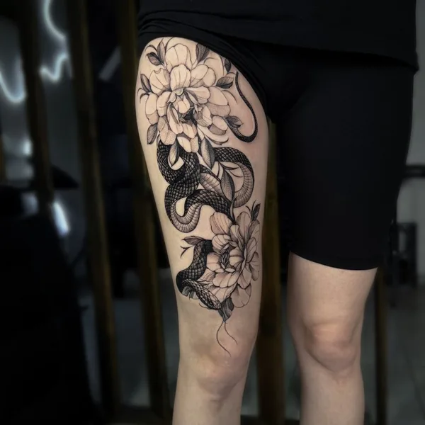 Graphic tattoo by Артем Arion in Краснодар