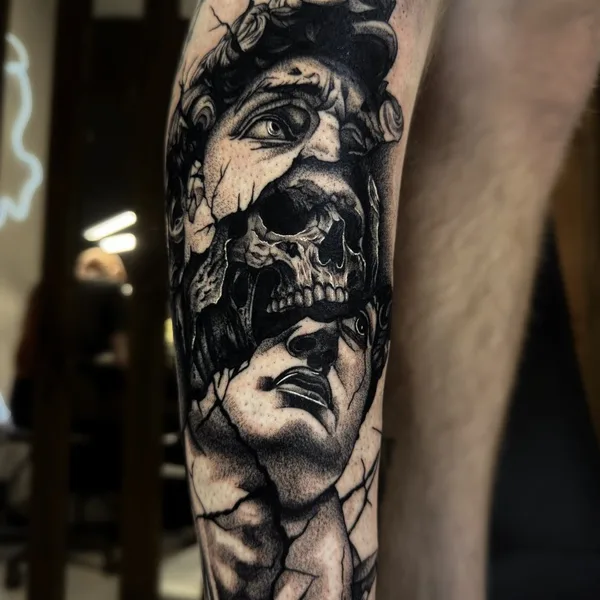Graphic tattoo by Артем Arion in Краснодар