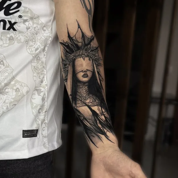 Graphic tattoo by Артем Arion in Краснодар