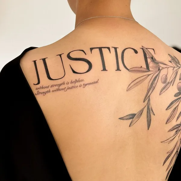 Graphic tattoo by Nika Taratuta in Haifa