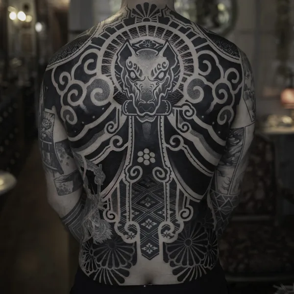 Ornamental tattoo by Jihoon in Seoul