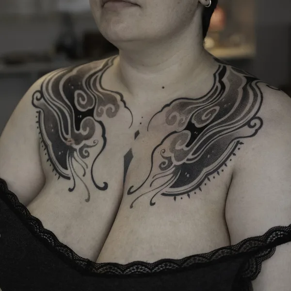 Ornamental tattoo by Jihoon in Seoul