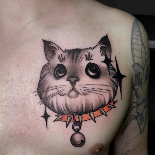 Graphic tattoo by Яворская Анастасия in Moscow