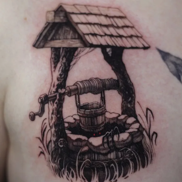Graphic tattoo by Яворская Анастасия in Moscow