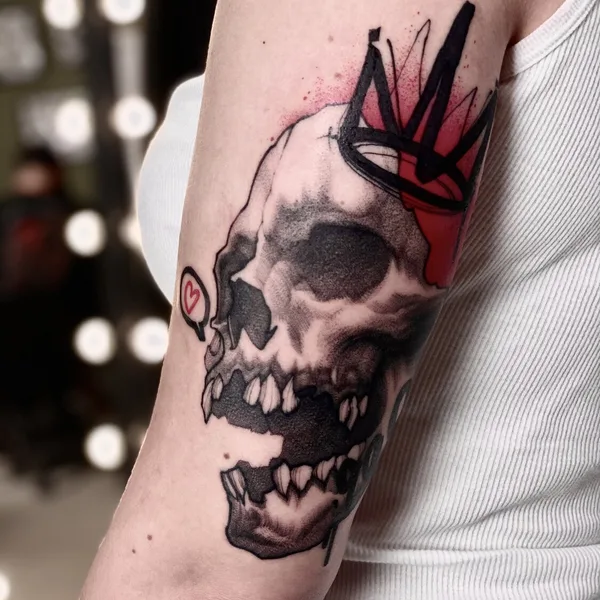 Graphic tattoo by Яворская Анастасия in Moscow