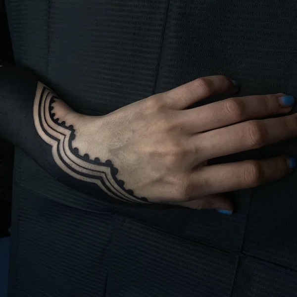 Graphic tattoo by Яворская Анастасия in Moscow