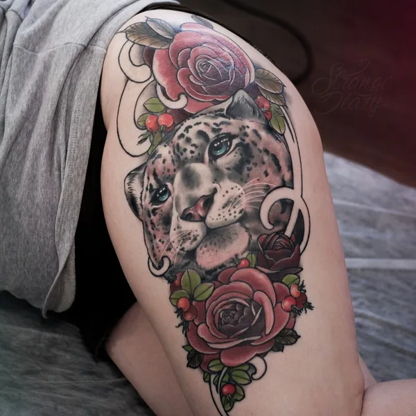 Нео традиционная tattoo by Алексей Strange Diary in Москва