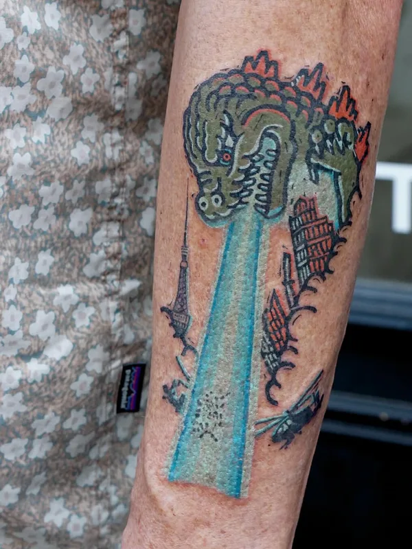 color illustrative tattoo on forearm #99806 | Tattoo Artist koblin