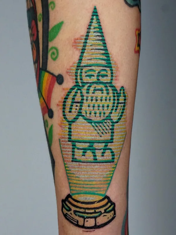 color cyber tattoo on forearm #99810 | Tattoo Artist koblin