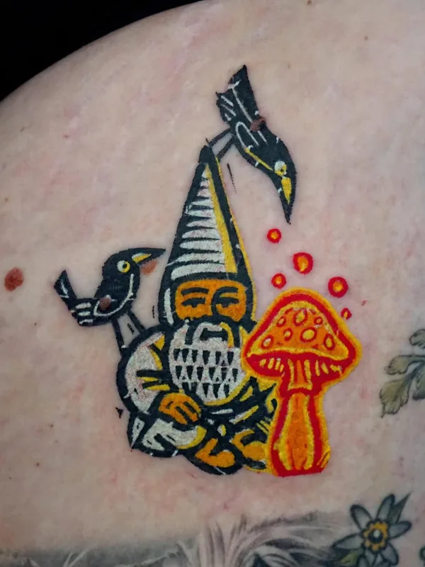 color illustrative tattoo on shoulder #99808 | Tattoo Artist koblin