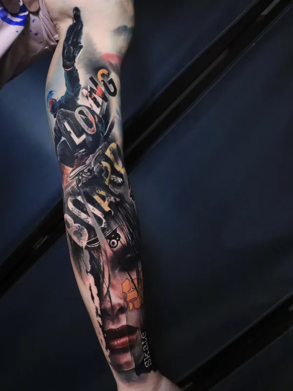 male color realism татуировка на arm #99976 | Тату мастер Александр Лысов