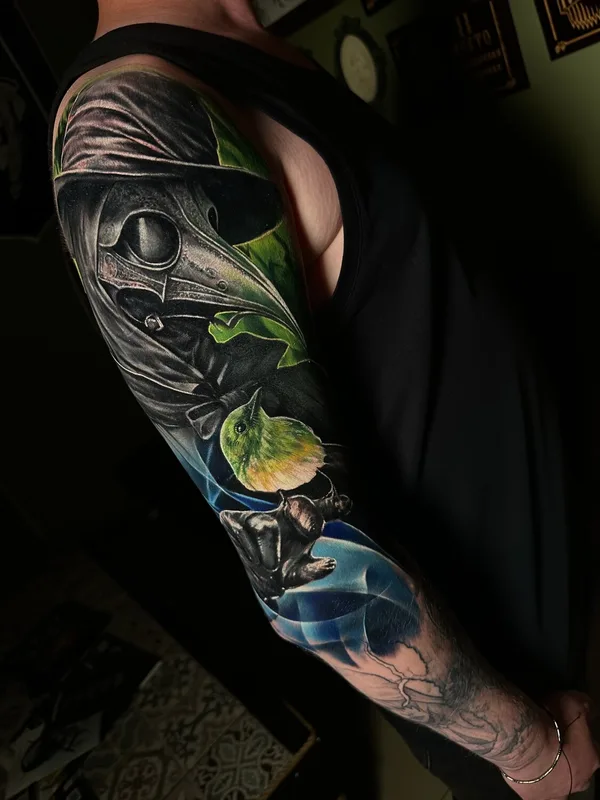 male color realism татуировка на shoulder #99978 | Тату мастер Александр Лысов