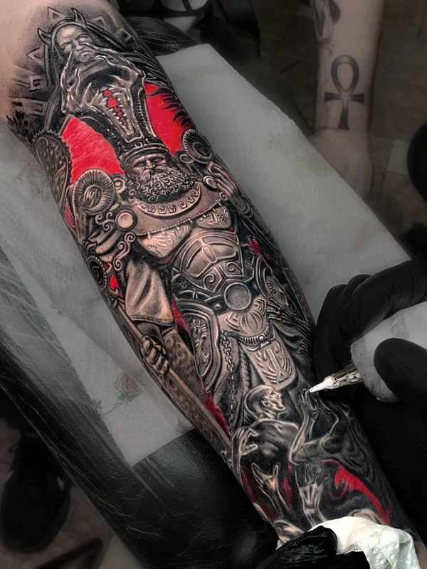 color illustrative 타투 부위 forearm #100196 | 타투이스트 Щелоков Дмитрий 