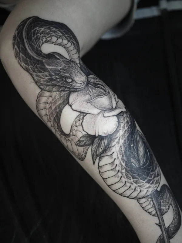 black and grey black and grey татуировка на forearm #100114 | Тату мастер Ирина Матвеева 