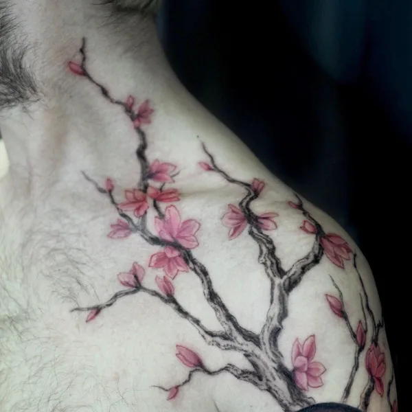 Black tattoo by Ирина Матвеева in Moscow