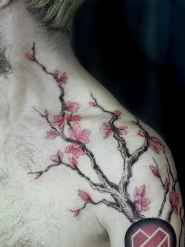male color japanese татуировка на shoulder #100122 | Тату мастер Ирина Матвеева 