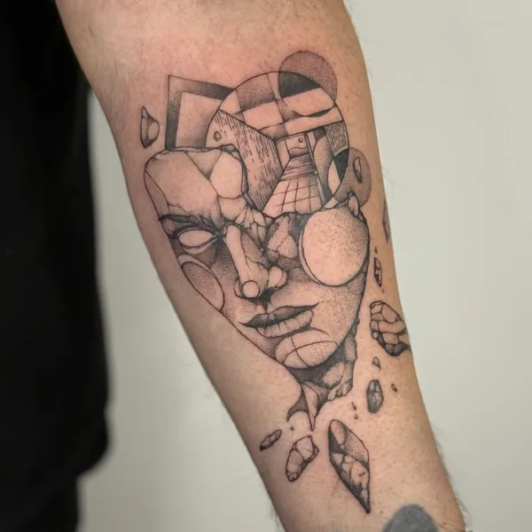 Fine Line tattoo by Arturs Garoza in Hofstade (Aalst)